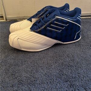 adidas Blue and White Athletic Shoes